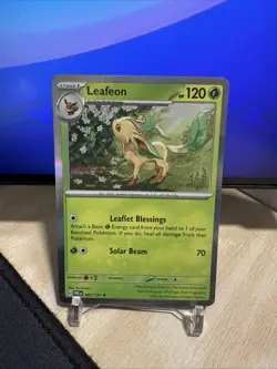 Leafeon - 005/131 - Holo Foil Rare - Prismatic Evolutions - Pokemon TCG - NM - Image 1