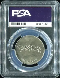 Lugia Metal Coin PSA 9 Pokemon Neo 2000-2003 Deck Promo No Copyright Year - Image 2