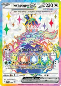 Lightly Played Terapagos ex - SVP165 - SVP Black Star Promos Pokemon SV Black St - Image 1