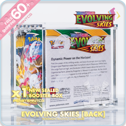 SEALED Evolving Skies Booster Box w Protector - Pokemon TCG - New ENG 🇺🇸 - Image 2