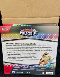 Pokemon TCG Prismatic Evolutions Poster Collection Factory Sealed Case - Image 2