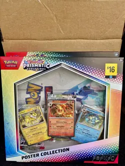 Pokemon TCG Prismatic Evolutions Poster Collection Factory Sealed Case - Image 4
