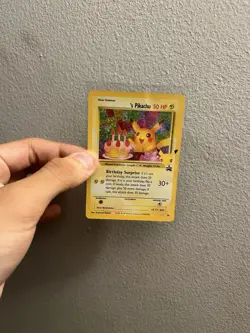Birthday Pikachu Holo 24 Celebrations Classic Collection Pokemon 2021 NM - Image 1