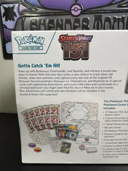 Pokemon TCG Pokemon 151 Pokemon Center Exclusive Elite Trainer Box ETB Sealed - Image 5