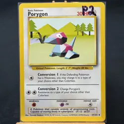 Porygon - 39/102 - Base Set - Unlimited - Uncommon - Pokemon - WOTC - Played - Image 3