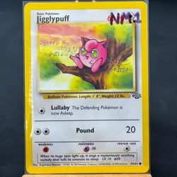 Jigglypuff - 54/64 - Jungle Set - Unlimited - Common - Pokemon - WOTC - NM - Image 3