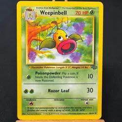Weepinbell - 48/64 - Jungle Set - Unlimited - Uncommon - Pokemon - WOTC - Played - Image 1