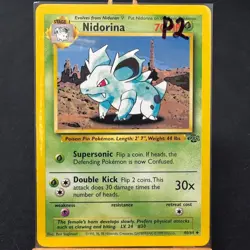 Nidorina - 40/64 - Jungle Set - Unlimited - Uncommon - Pokemon - WOTC - Played - Image 3