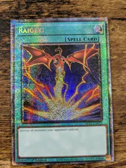 YU-GI-OH RAIGEKI MP25 STARLIGHT RARE ALT ART NM - Image 1
