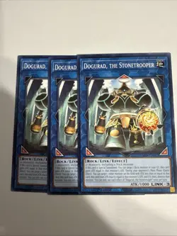 Dogurad, the Stonetrooper 3x (playset) ALIN-EN053 Common 1st Ed NM Yugioh - Image 1