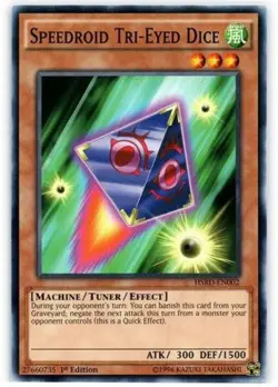 YU-GI-OH! - Speedroid Tri-Eyed Dice (HSRD-EN002) - High-Speed Riders - 1st Editi - Image 1