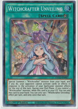 3X Witchcrafter Unveiling ETCO-EN067 - Super Rare 1st Edition NM/MINT - Yugioh! - Image 2