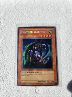 Yugioh Panther Warrior CT2-EN006 Secret Rare Limited Edition collectors tin - Image 1