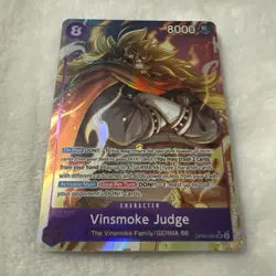 Vinsmoke Judge OP06-062 Alt Art SR Wings Of The Captain English One Piece Card - Image 2