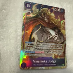 Vinsmoke Judge OP06-062 Alt Art SR Wings Of The Captain English One Piece Card - Image 3