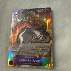 Vinsmoke Judge OP06-062 Alt Art SR Wings Of The Captain English One Piece Card - Image 4