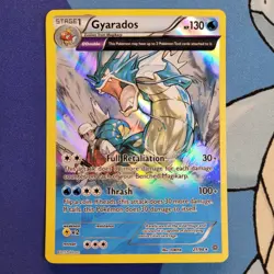 Pokemon Gyarados TCG Full Art Holo Card 21/98 XY Ancient Origins 2015 - Image 1