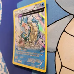 Pokemon Gyarados TCG Full Art Holo Card 21/98 XY Ancient Origins 2015 - Image 3
