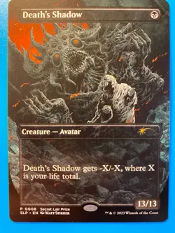 MTG 1x Death's Shadow # 8 Secret Lair Drop Prize Magic the Gathering Card x1 NM - Image 1