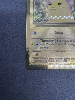 Pokemon Celebrations Gold Metal Charizard & Pikachu Cards 25th Anniversary Base - Image 3