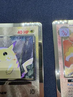 Pokemon Celebrations Gold Metal Charizard & Pikachu Cards 25th Anniversary Base - Image 5