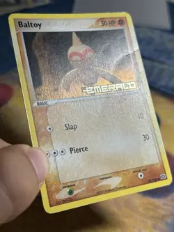 Baltoy 43/106 Ex Emerald Reverse Holo Stamped Yuka Morii Pokemon Card MP - Image 5