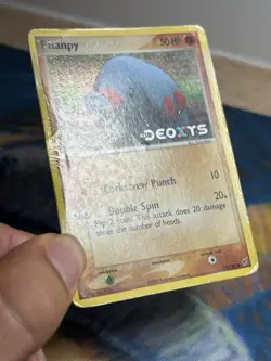 Phanpy 69/107 EX Deoxys Reverse Holo Foil Stamped Pokemon Card Yuka Morii Art HP - Image 4