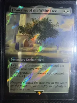 Flowering of the White Tree Magic The Gathering Card - Image 1