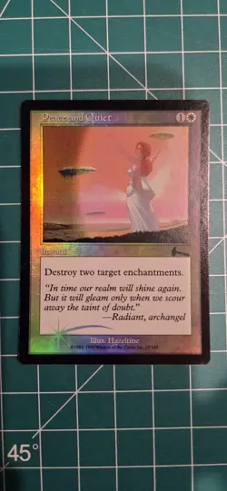 Urza's Legacy #17/144 Peace and Quiet MTG Magic the Gathering Card Foil - Image 1