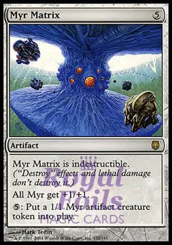 Myr Matrix 1x FOIL DST MTG Darksteel Rare MINT artifact - Image 1