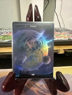 Island (241) (Borderless) Unfinity Foil - Image 1