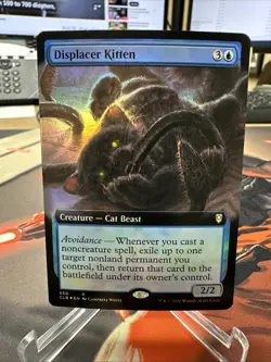 Displacer Kitten (Extended Art) Commander Legends: Battle for Baldur's Gate Foil - Image 1