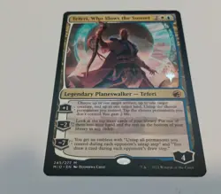TEFERI, WHO SLOWS THE SUNSET - Midnight Hunt - MTG - Magic the Gathering Promo - Image 1