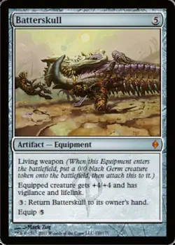 MTG Batterskull, Light Play, English New Phyrexia - Image 1