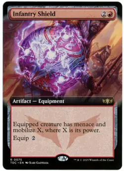 Infantry Shield (Extended Art) - 0075 - Tarkir Dragonstorm - NM/M - Image 1