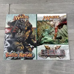 Magic the Gathering MTG WoTC Battle Royale 1999 & Beatdown 2000 Books OOP HTF - Image 1