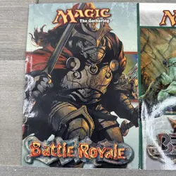 Magic the Gathering MTG WoTC Battle Royale 1999 & Beatdown 2000 Books OOP HTF - Image 2