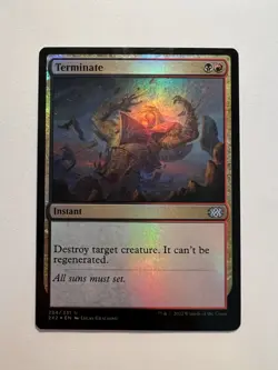 Terminate - FOIL - MTG Double Masters 2022 - NM - Image 1