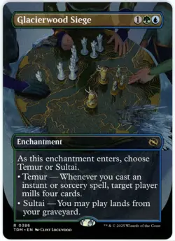 Glacierwood Siege (Borderless) - 0386 - Tarkir Dragonstorm - NM/M - Image 1
