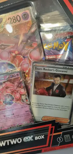 Pokemon TCG Scarlet & Violet Destined Rivals Mewtwo Ex Box New - Image 4