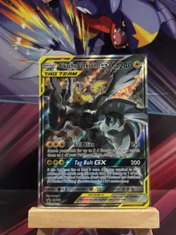 Pokemon TCG - Pikachu & Zekrom GX SM168 - Black Star Promo - LP (Read desc) - Image 1