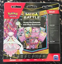Pokemon TCG - Mega Battle Deck - Mega Diancie ex - Factory Sealed - Meloetta IR! - Image 2