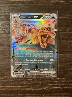 Pokemon TCG 054/091 Charizard Ex Paldean Fates 54/91 NM - Image 1