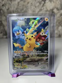 Pikachu - SVP027 Paldea Evolved ETB Promo Pokemon Scarlet & Violet - Image 3