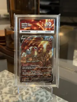 ACE 10 Entei V GG36/GG70 Crown Zenith Pokemon TCG - Image 1
