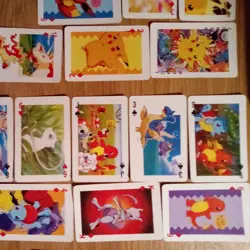 1999 Pikachu Pokemon Poker Deck Japanese Set - lightly played - Image 4
