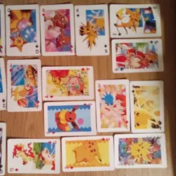 1999 Pikachu Pokemon Poker Deck Japanese Set - lightly played - Image 5