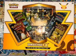 Pokemon 20th Anniversary Red & Blue Collection Pikachu EX Box Sealed - Image 1