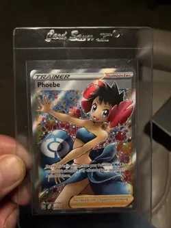2021 Pokemon SWSH Battle Styles Phoebe Full Art Trainer 161/163 M/NM - Image 1