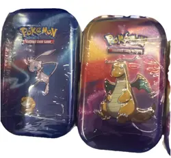 Pokemon Kanto Power Mini Tin Mew And Psyduck + Dragonite Set 2025 Sealed - Image 1